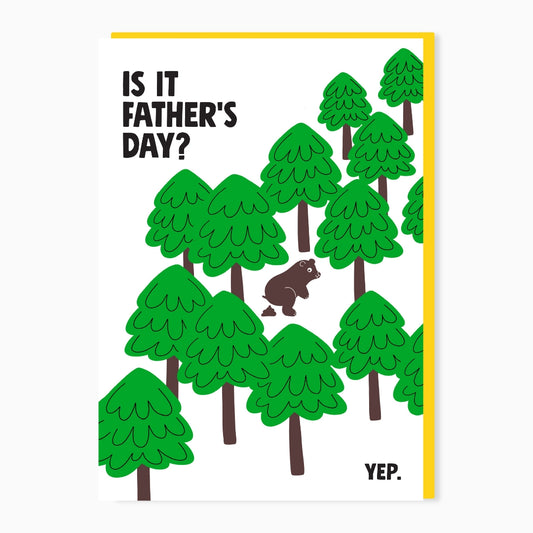 SW497-Stoats & Weasels-Dad Yep-Card-