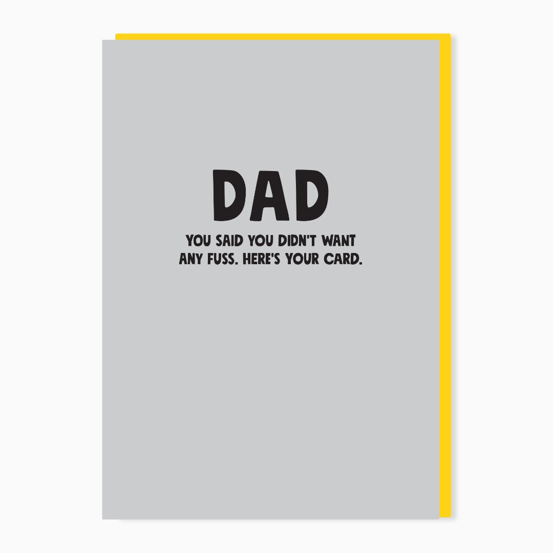 SW502-Stoats & Weasels-No Fuss Dad-Card-