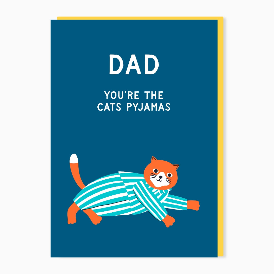 SW503-Stoats & Weasels-Dad Pyjamas-Card-
