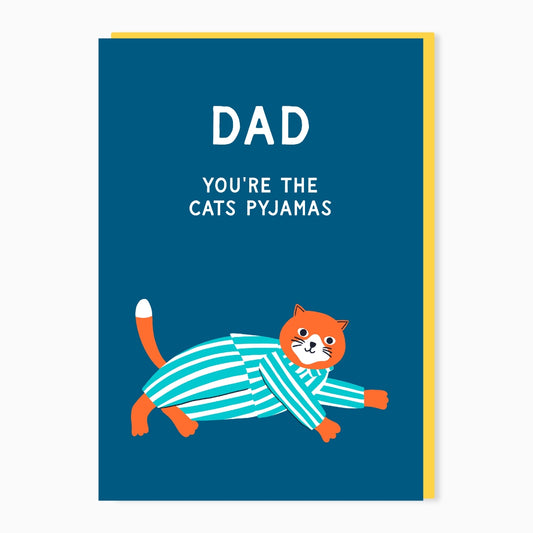 SW503-Stoats & Weasels-Dad Pyjamas-Card-