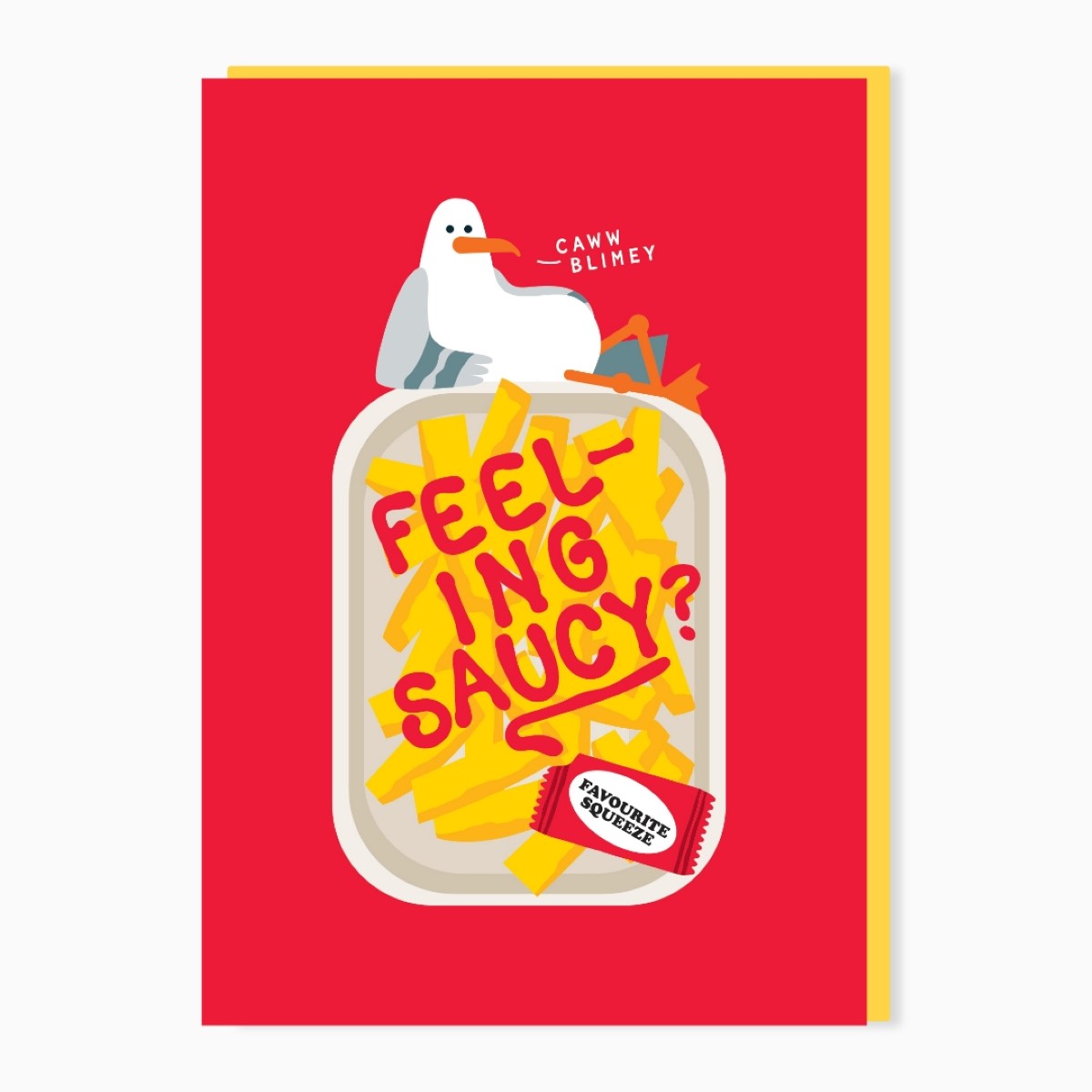 SW516-Stoats & Weasels-Saucy Chips-Card-