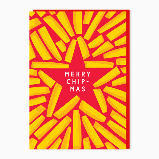 SW529-Stoats & Weasels-Merry Chipmas-Xmas Card-