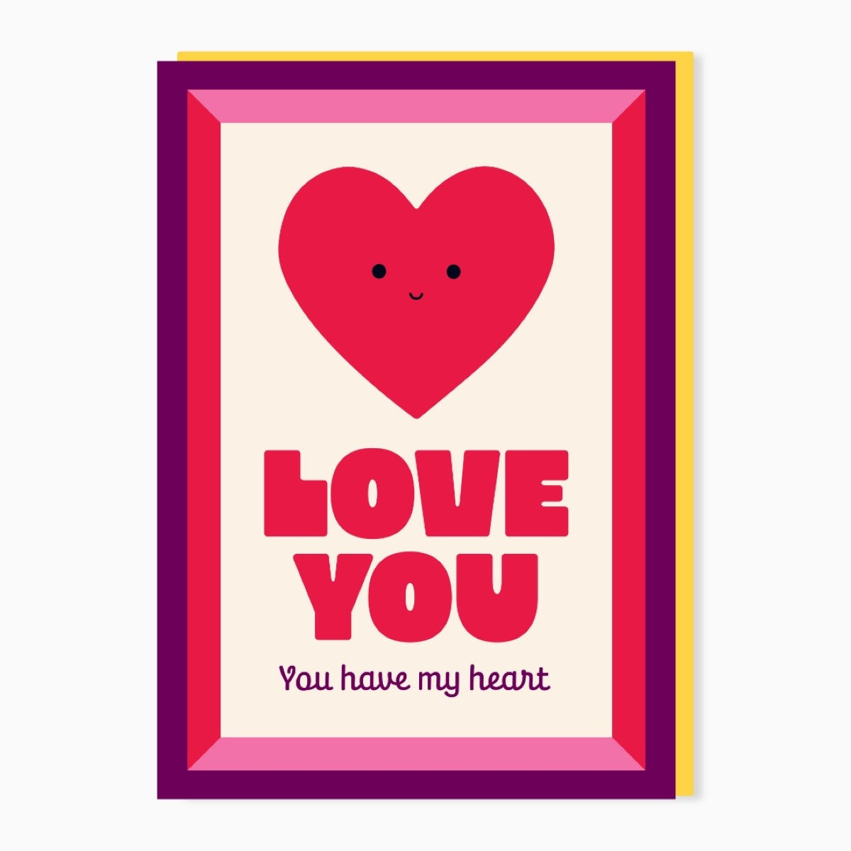 SW625-Stoats & Weasels-My Heart-Card-