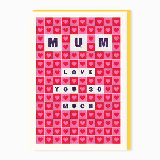 SW662-Stoats & Weasels-Mum Hearts-Card-