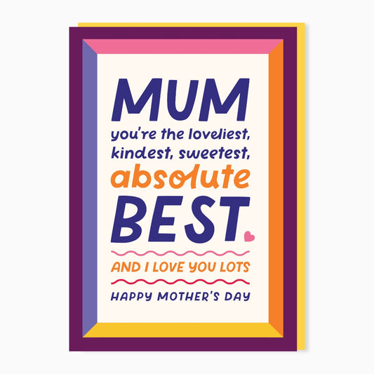 SW673-Stoats & Weasels-Mum Absolute-Card-