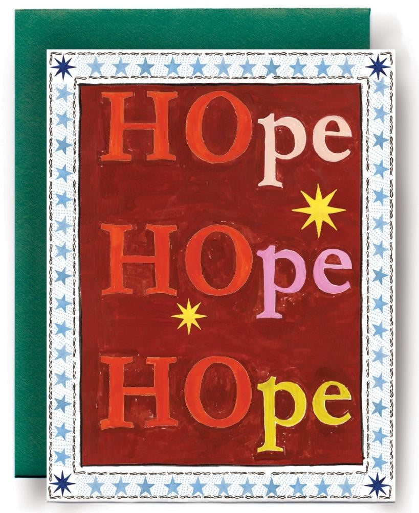 C2601-Susan O'Hanlon-Hope Text-Xmas Card-Hope