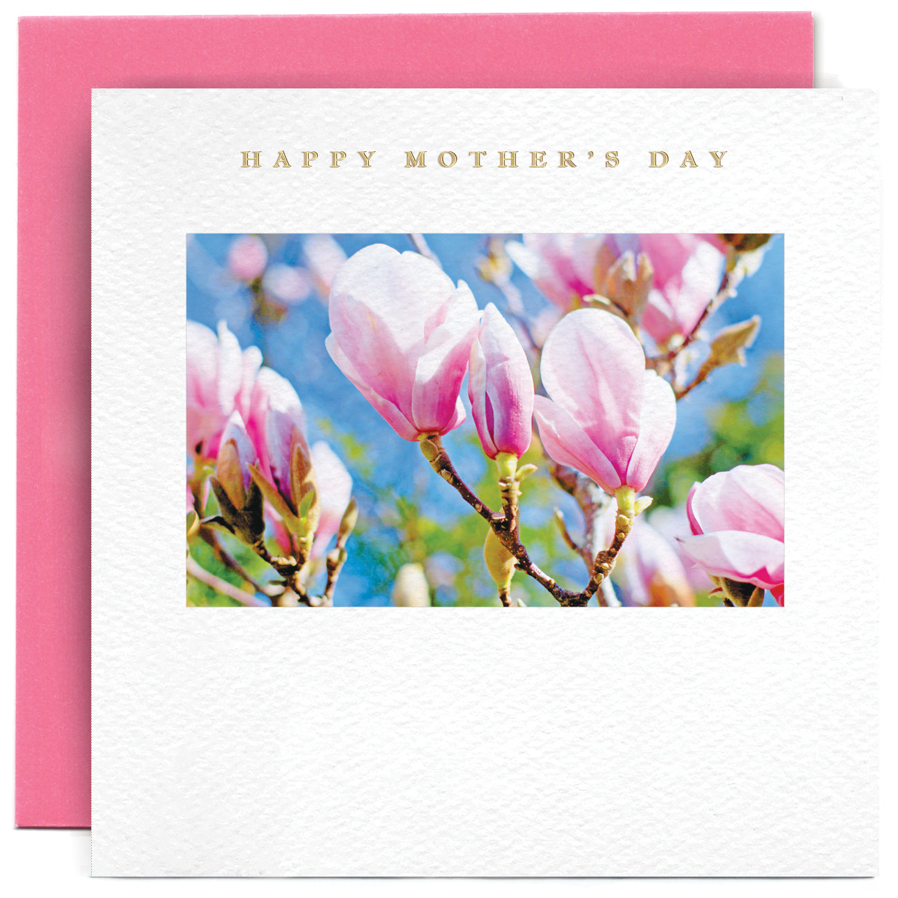 MM1405-Susan O'Hanlon-Pink Flowers Happy Mother'S Day-Card-