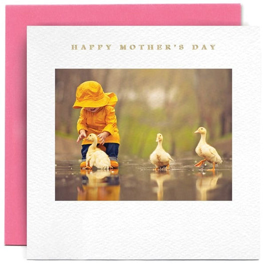 MM1703-Susan O'Hanlon-Child With Ducks Happy Mother'S Day-Card-