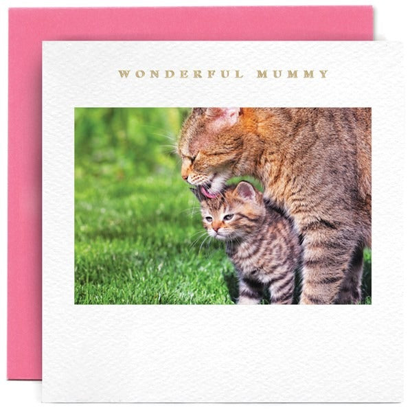 MM1801-Susan O'Hanlon-Cat And Kitten Wonderful Mum-Card-