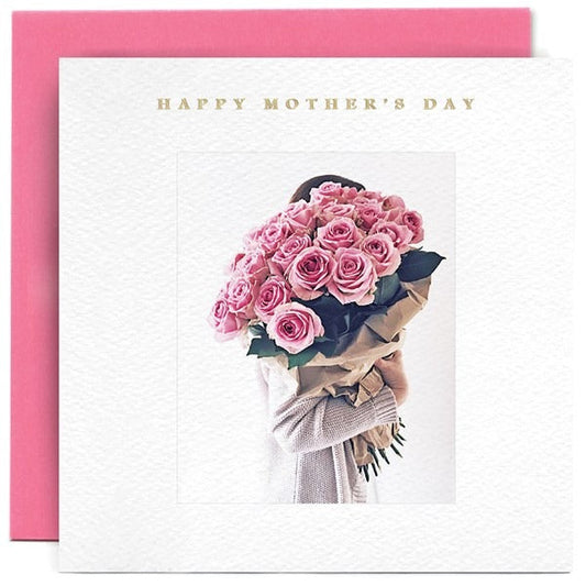 MM1805-Susan O'Hanlon-Pink Roses Happy Mother'S Day-Card-