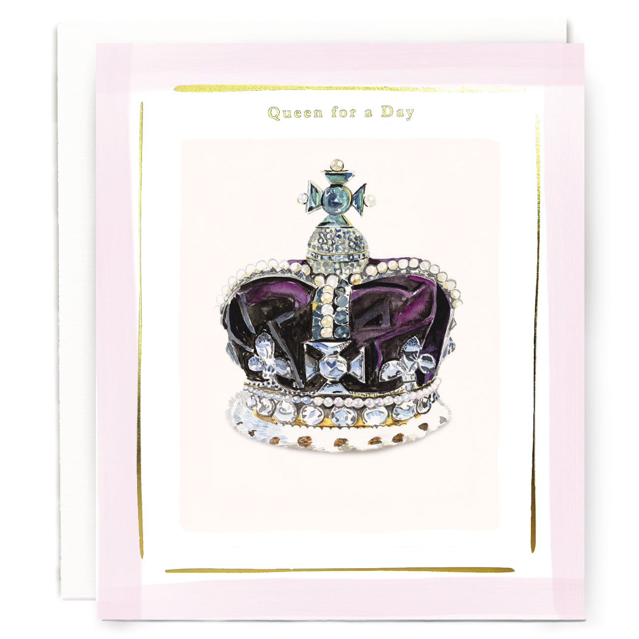 SK022-Susan O'Hanlon-Crown Queen For A Day-Card-New Art