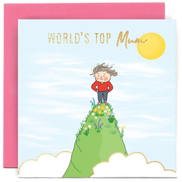 SKETCHM015-Susan O'Hanlon-Mum On A Mountain World'S Top Mum-Card-