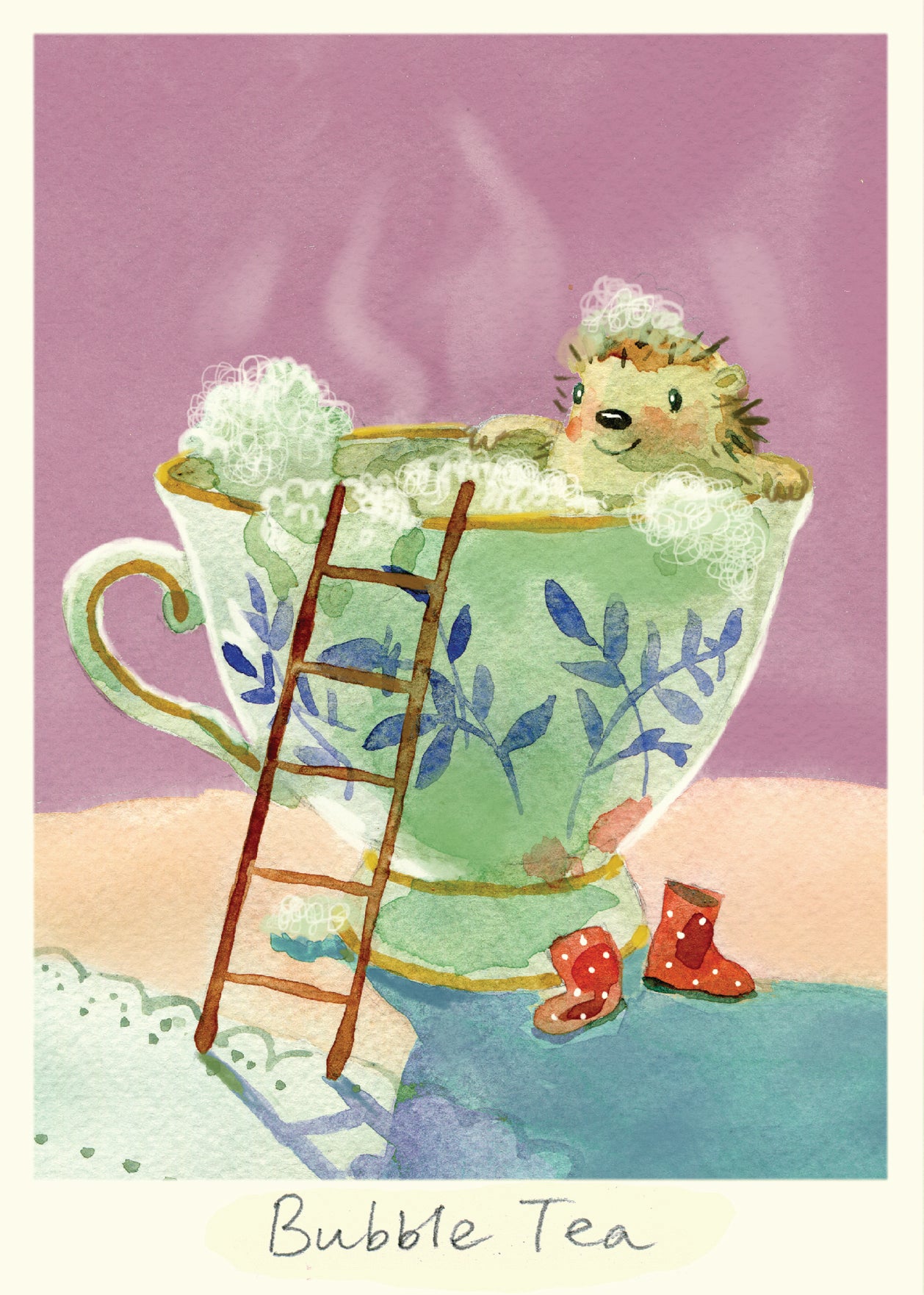 ID095-Two Bad Mice-Bubble Tea-Card-Anna Shutttlewood