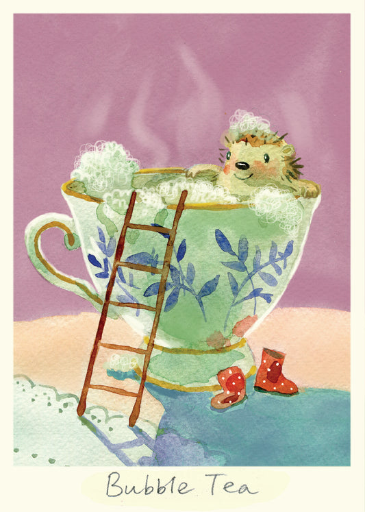 ID095-Two Bad Mice-Bubble Tea-Card-Anna Shutttlewood