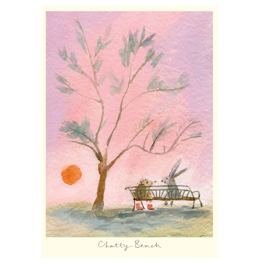 ID100-Two Bad Mice-Chatty Bench-Card-Anna Shuttlewood