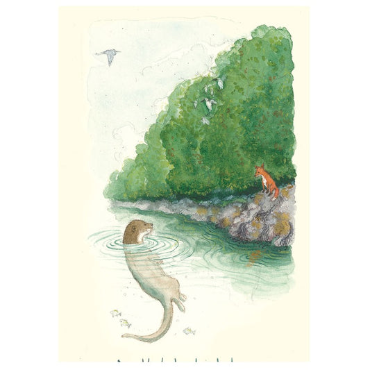 IF204-Two Bad Mice-An Otterly Beautiful Day-Card-Fran Evans