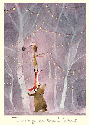 XD021-Two Bad Mice-Turning On The Lights-Xmas Card-