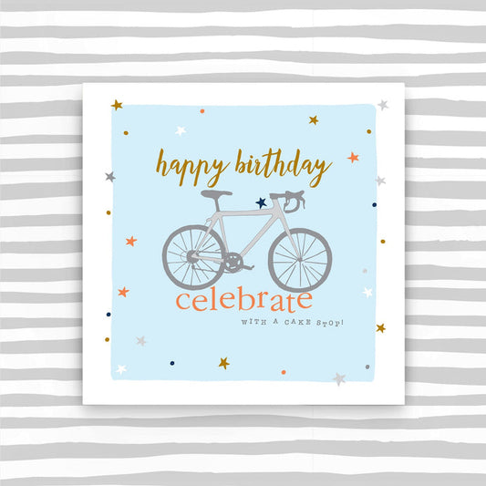 TC065-Molly Mae-Happy Birthday - Cyclist - Celebrat-Card-The Centrepiece