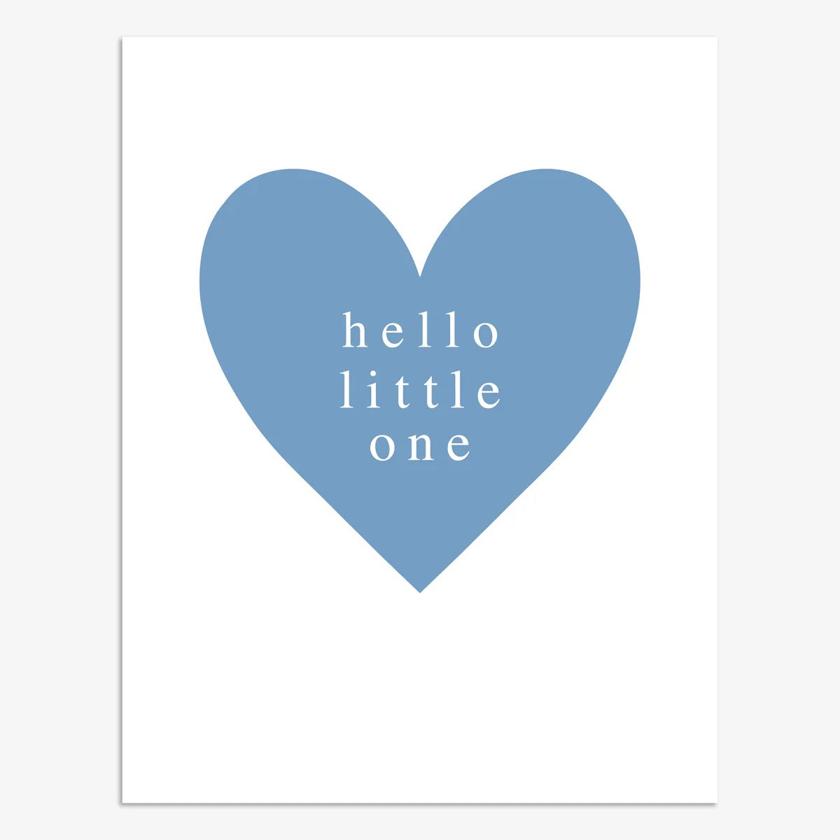 BP059-Think of Me-Hello Little One Blue-Card-Boop!