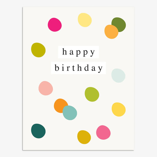 BP065-Think of Me-Happy Birthday Dots-Card-Boop!