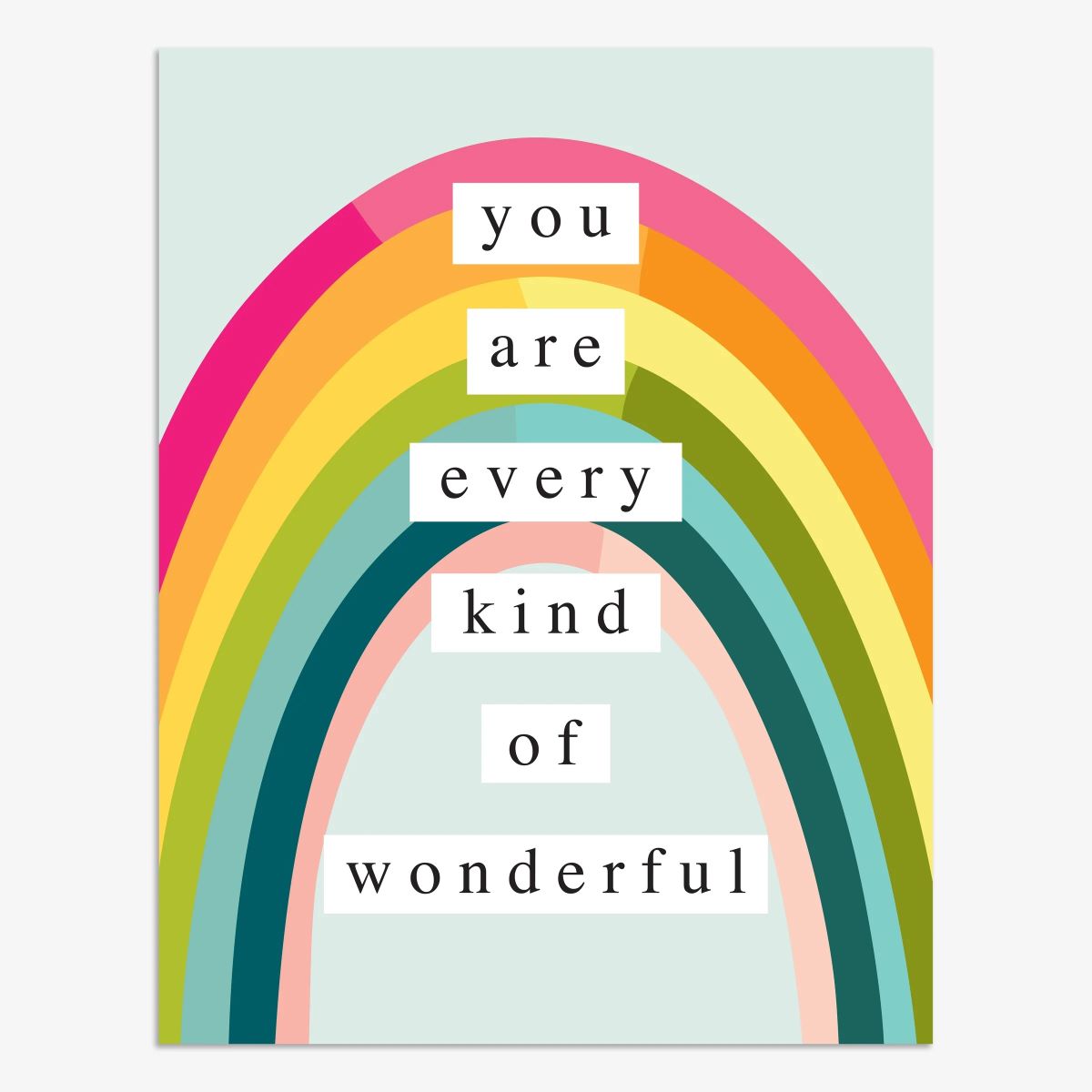 BP068-Think of Me-You Are Every Kind Of Wonderful-Card-Boop!