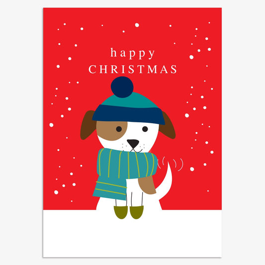 CPX150-Think of Me-Happy Christmas Puppy-Xmas Card Pack-Christmas Packs