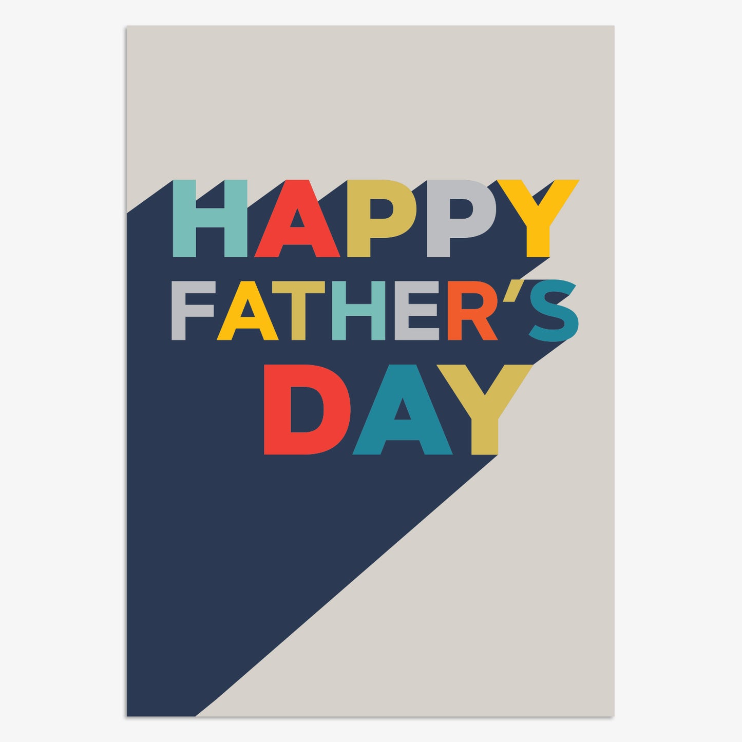 FDR039-Think of Me-Happy Father'S Day-Card-