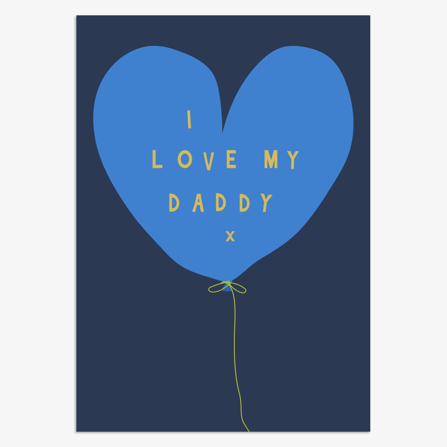 FDR040-Think of Me-I Love My Daddy-Card-