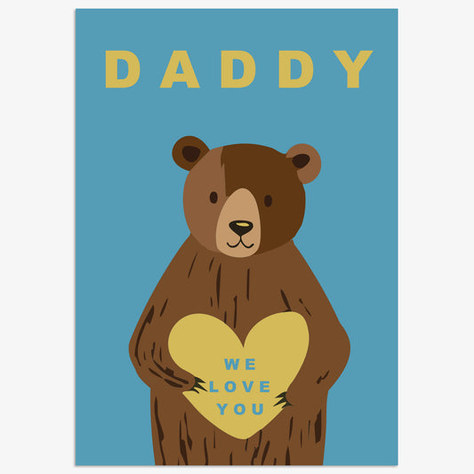 FDR046-Think of Me-Daddy We Love You-Card-