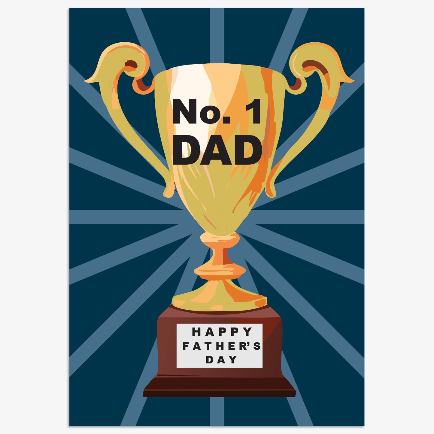 FDR047-Think of Me-No.1 Dad-Card-