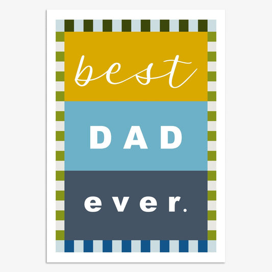 FDR053-Think of Me-Best Dad Ever-Card-