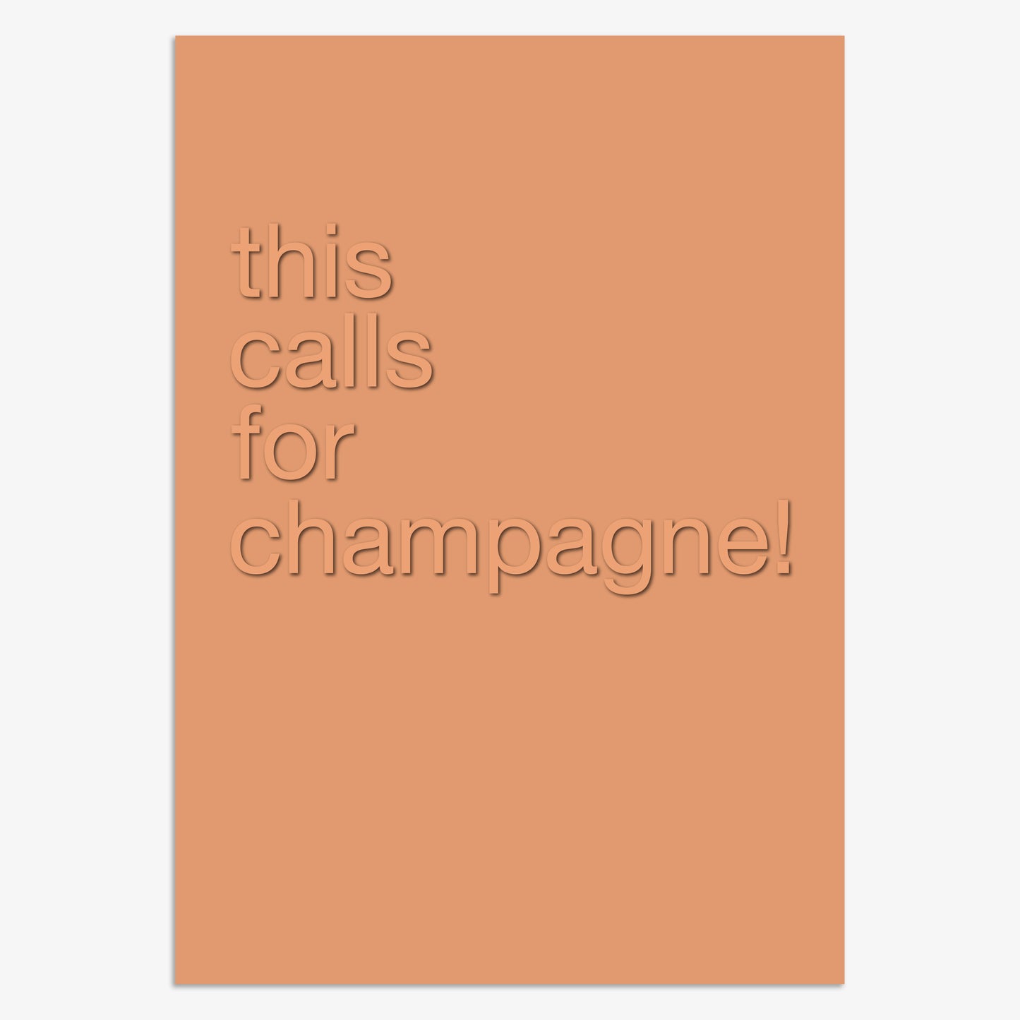 HSH002-Think of Me-Champagne-Card-Hush