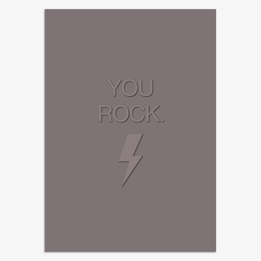 HSH004-Think of Me-Rock-Card-Hush