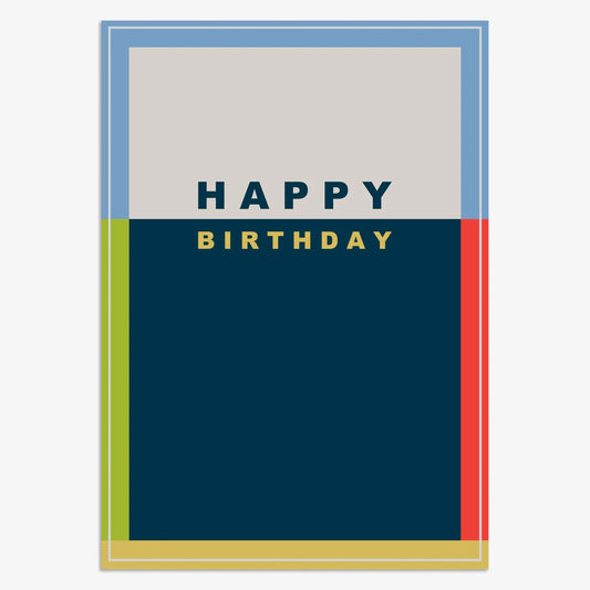 HWL074-Think of Me-Happy Birthday Block-Card-Howl