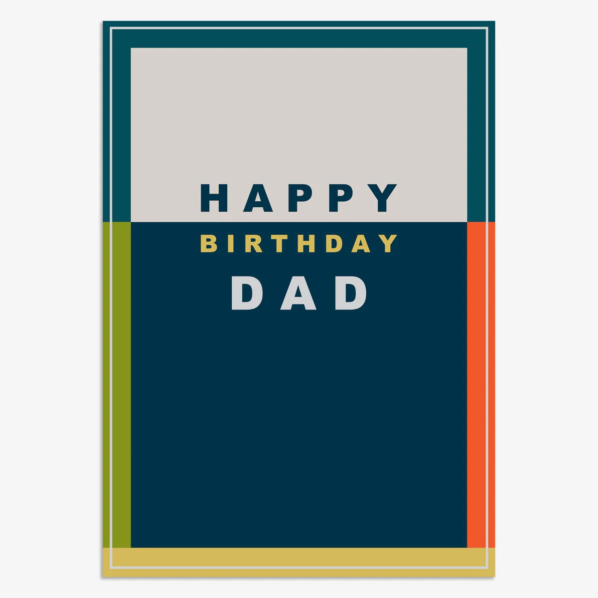 HWL076-Think of Me-Happy Birthday Dad-Card-Howl