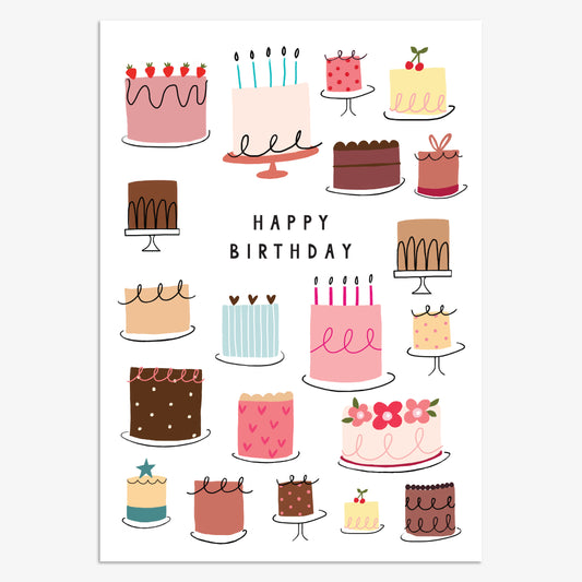 JUN004-Think of Me-Birthday Cakes-Card-Juno