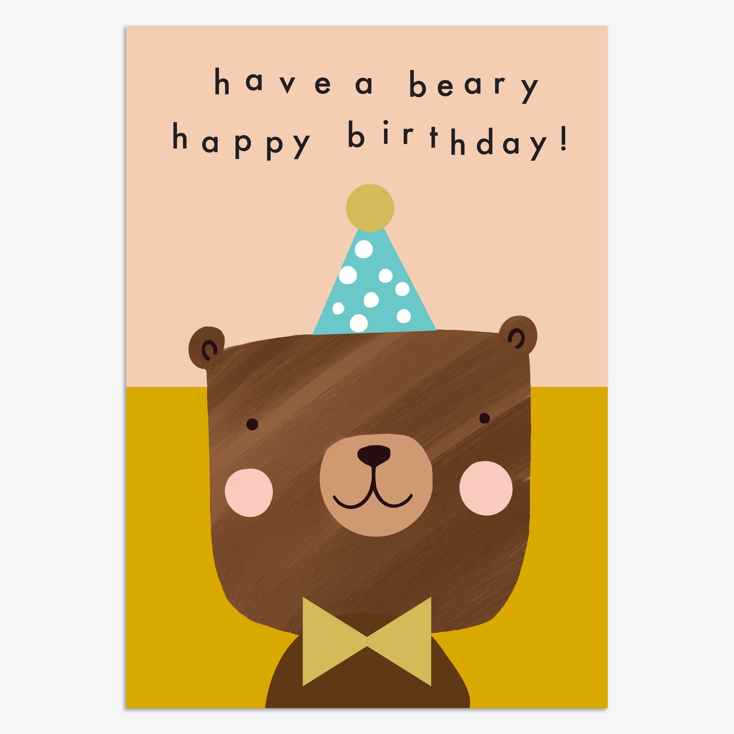 KIN066-Think of Me-Beary Happy Birthday-Card-Kind