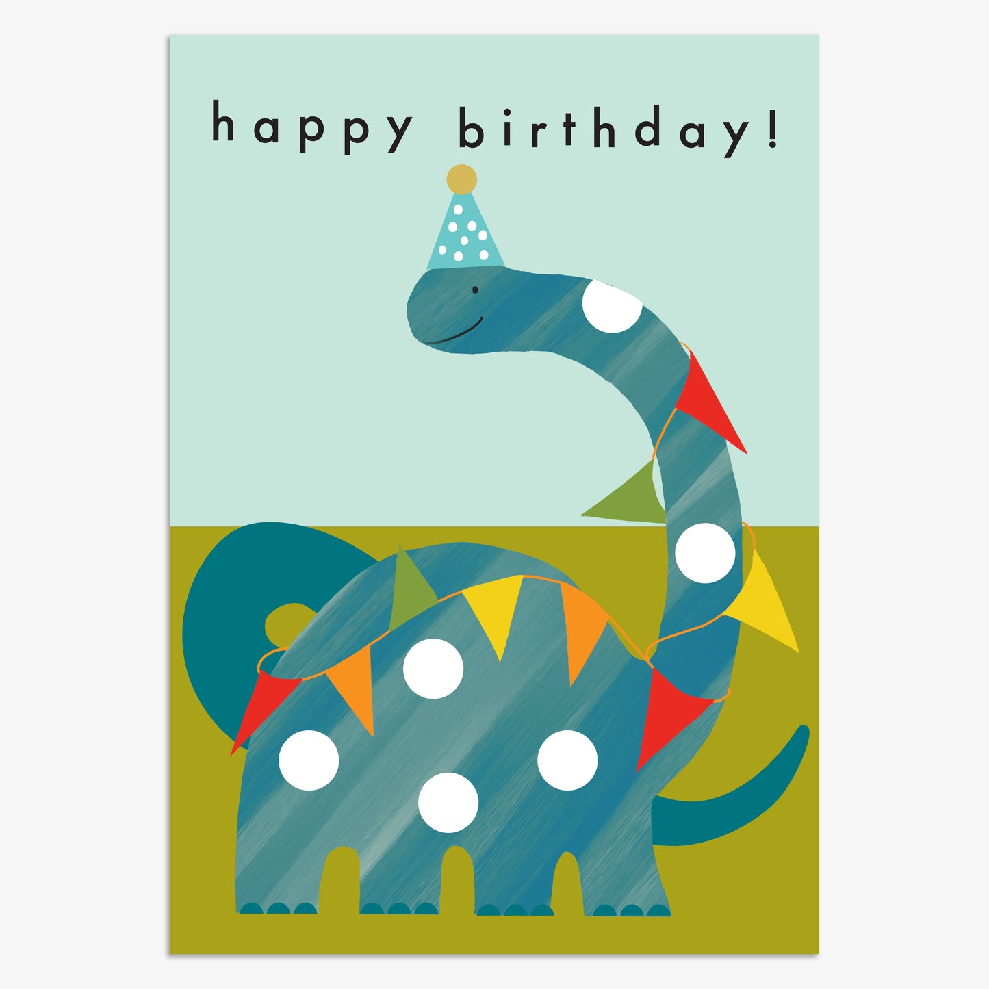 KIN068-Think of Me-Happy Birthday Dino-Card-Kind