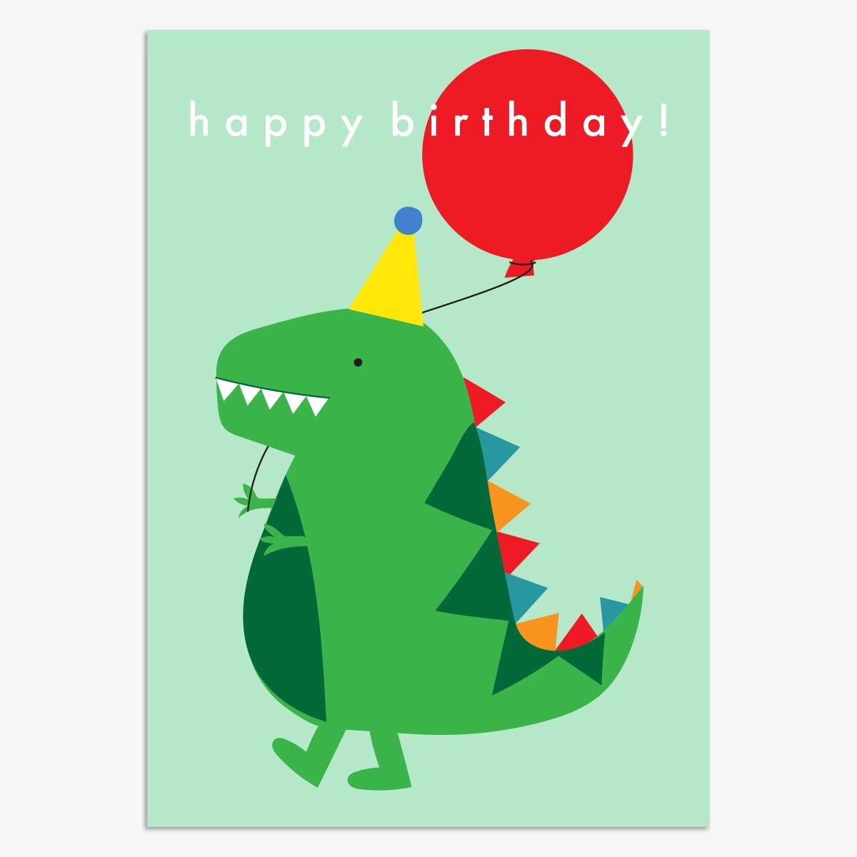 KIN071-Think of Me-Happy Birthday Dino-Card-Kind