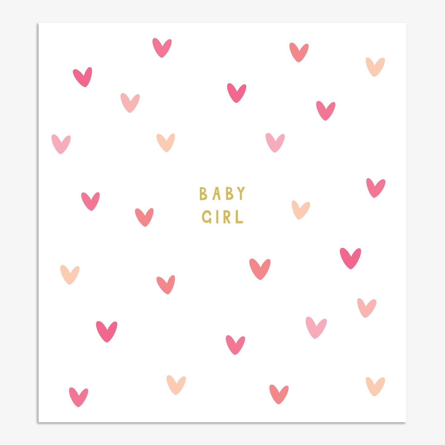 LK001-Think of Me-Baby Girl Pink-Card-Lark