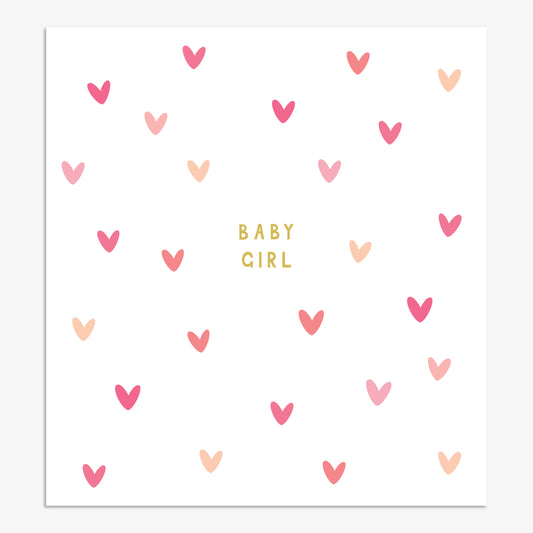 LK001-Think of Me-Baby Girl Pink-Card-Lark