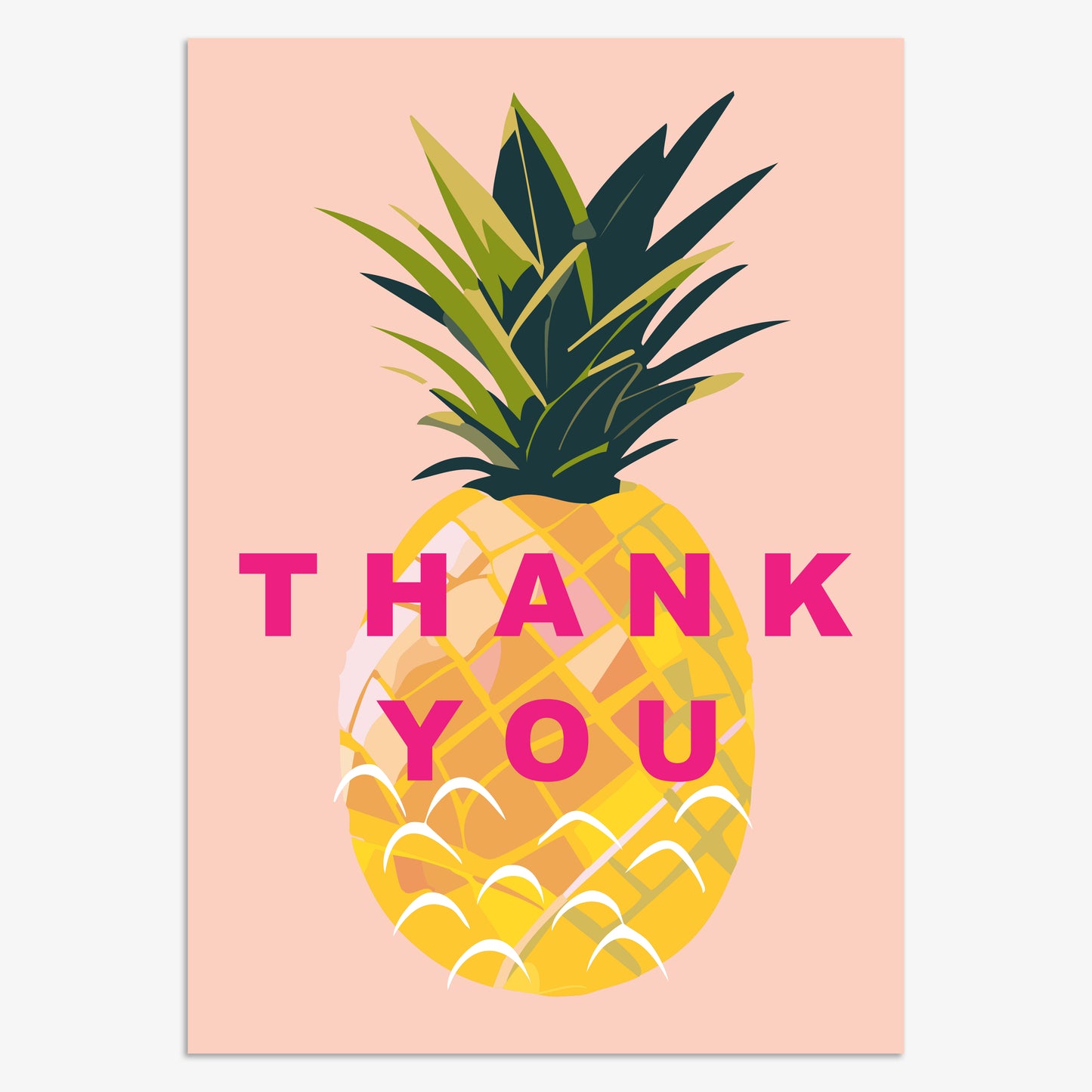 LSH013-Think of Me-Thank You Pineapple-Card-Lush