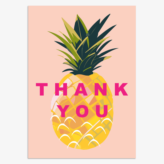 LSH013-Think of Me-Thank You Pineapple-Card-Lush