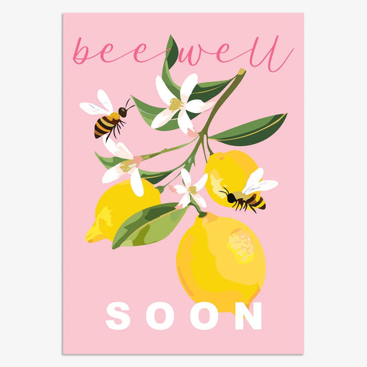 LSH022-Think of Me-Bee Well Soon-Card-Lush