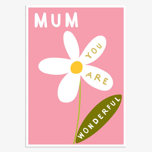 MLN002-Think of Me-Mum You Are Wonderful-Card-