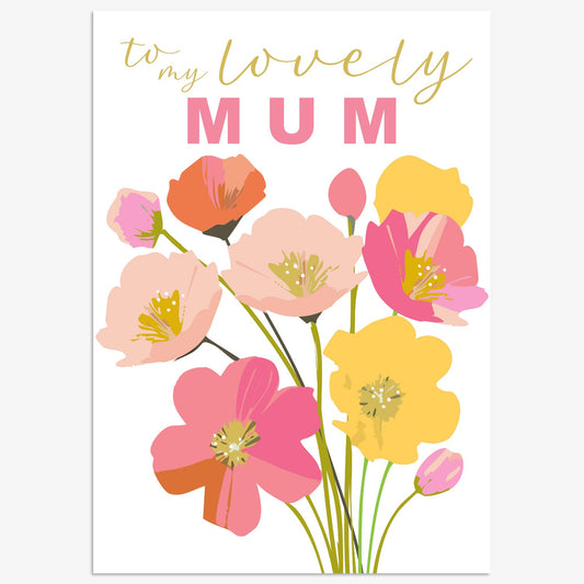 MLS005-Think of Me-To My Lovely Mum-Card-