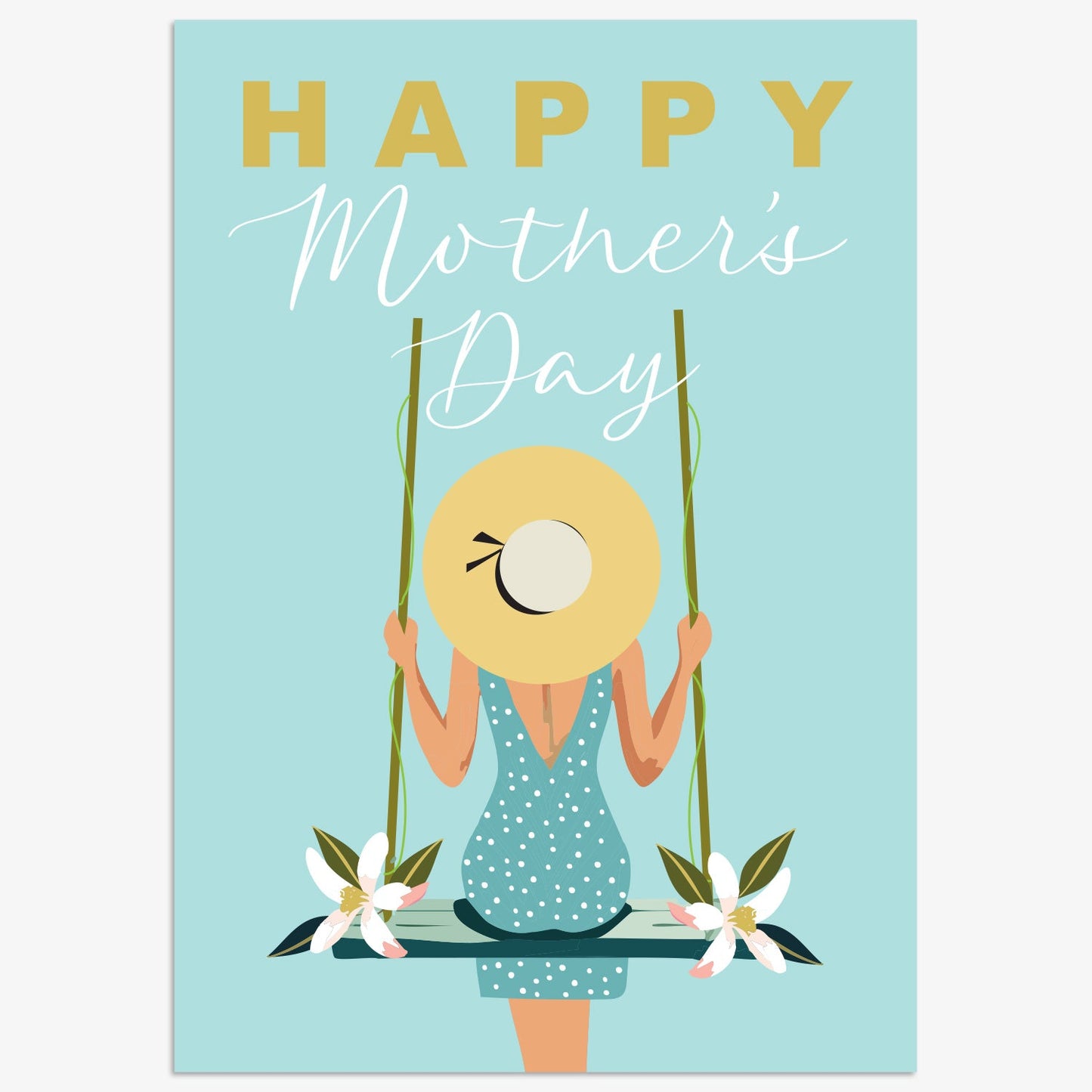 MLS006-Think of Me-Happy Mother'S Day Swing-Card-