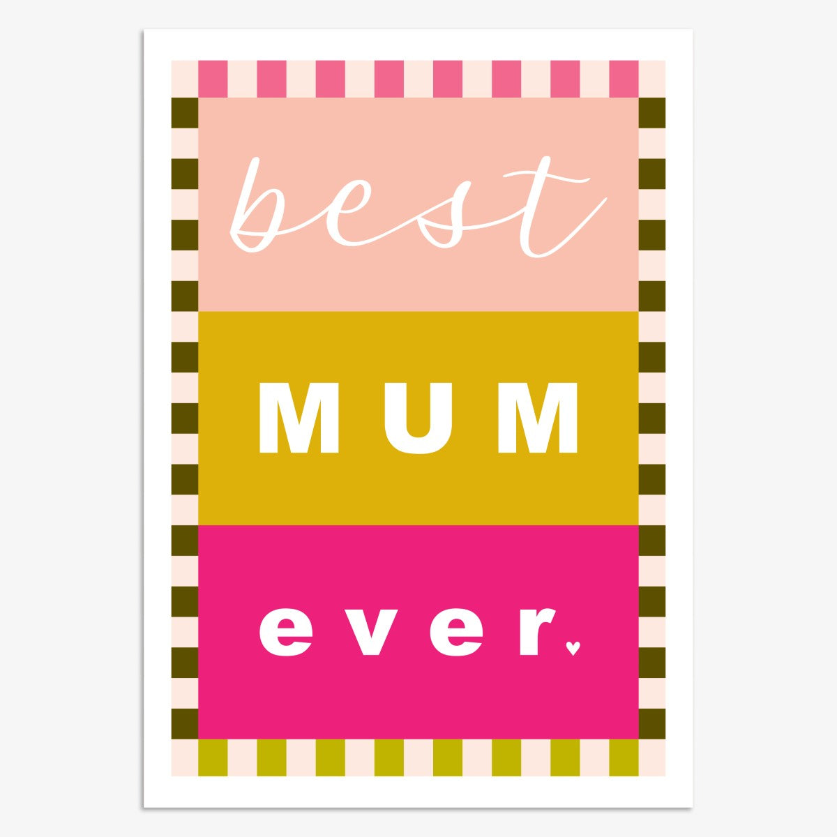 MLS010-Think of Me-Best Mum Ever-Card-