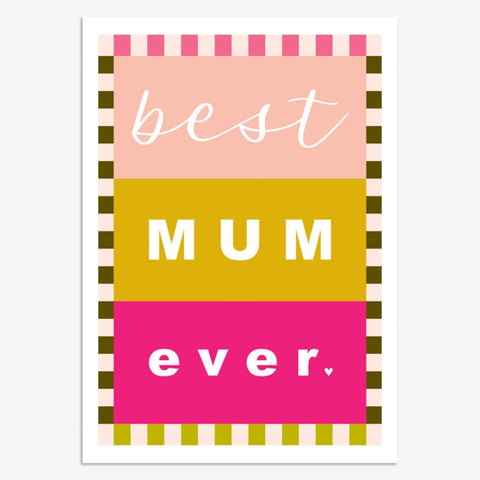 MLS010-Think of Me-Best Mum Ever-Card-