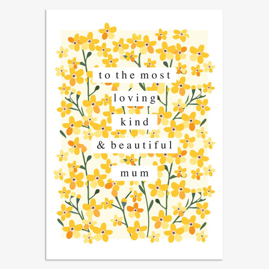 MLS011-Think of Me-Most Loving Mum-Card-